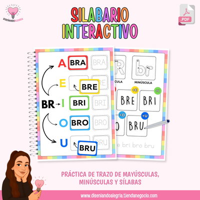 LIBRO INTERACTIVO SILABAS TRABADAS A4/A5