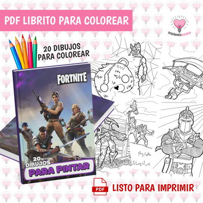 PDF LIBRO PARA COLOREAR FORNITE
