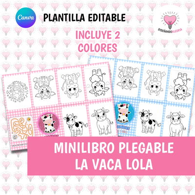 MINILIBRITO PLEGABLE LA VACA LOLA