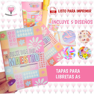 TAPAS LIBRETAS A5 DIA DEL MAESTRO