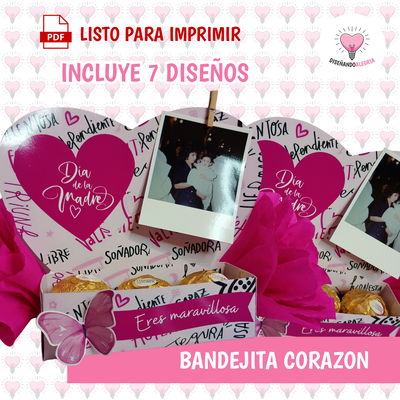 BANDEJITA CORAZON DIA DE LA MADRE