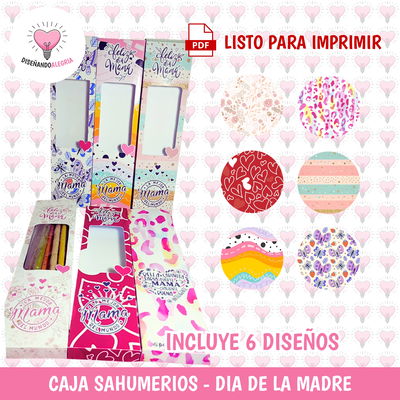 CAJA SAHUMERIOS DIA DE LA MADRE