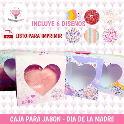 CAJA PARA JABON DIA DE LA MADRE