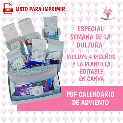 CALENDARIO SEMANA DE LA DULZURA