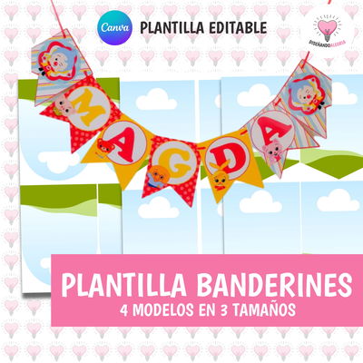 Plantilla Banderines 