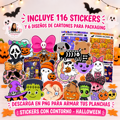 PACK STICKERS HALLOWEEN 
