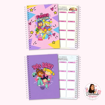 RETROMANÍA (MODELO 90´S GIRLS) - CÁPSULA DE CUADERNOS 2027
