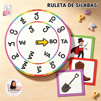 RULETA DE SILABAS