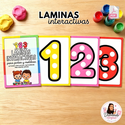 LAMINAS INTERACTIVAS ABC Y NÚMEROS