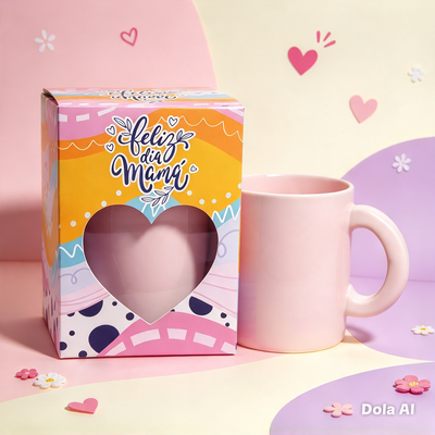CAJA PARA TAZA DIA DE LA MADRE