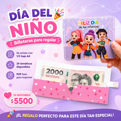 BILLETERAS DIA DEL NIÑO