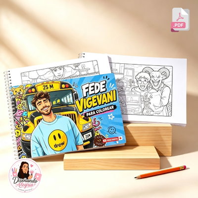  LIBRO PARA COLOREAR FEDE VIGEVANI