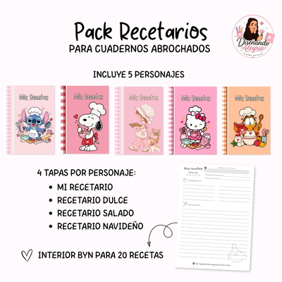 PACK RECETARIOS TAPAS + INTERIOR 