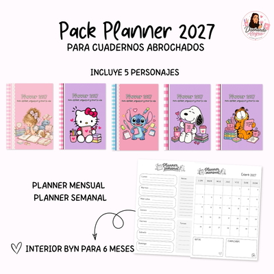 PACK PLANNER 2027 TAPAS + INTERIOR 