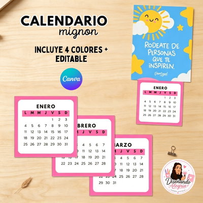 CALENDARIO 2027 EDITABLE EN CANVA