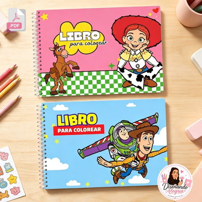  LIBRO PARA COLOREAR TOY STORY 