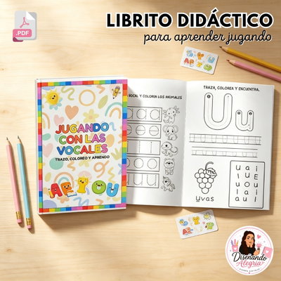 LIBRITO JUGANDO CON LAS VOCALES