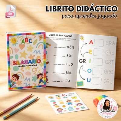 LIBRITO SILABARIO (SILABAS TRABADAS)
