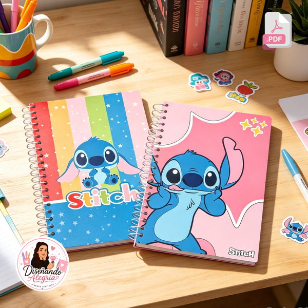 TAPAS CUADERNOS A5 STITCH