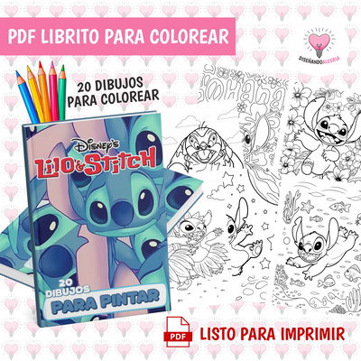 PDF LIBRO PARA COLOREAR STICH