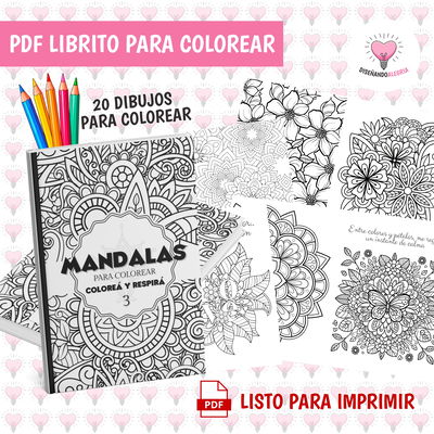 PDF MANDALAS 3 PARA COLOREAR