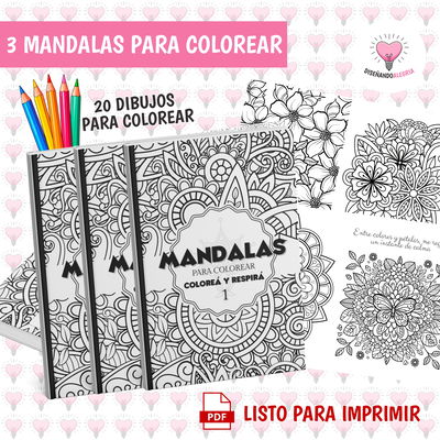 PDF X3 MANDALAS PARA COLOREAR