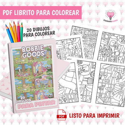 PDF LIBRO PARA COLOREAR BOBBIE GOODS
