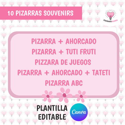 Plantillas 10 Modelos de Pizarras