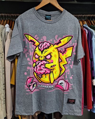 Remera pikachu zombie