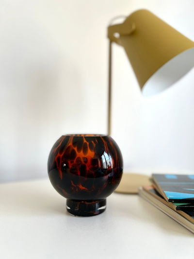 Porta velas Circular Leopard