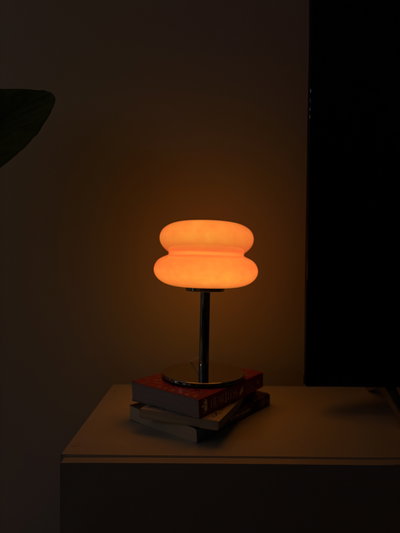 Lámpara Marshmallow Naranja Cable USB C 