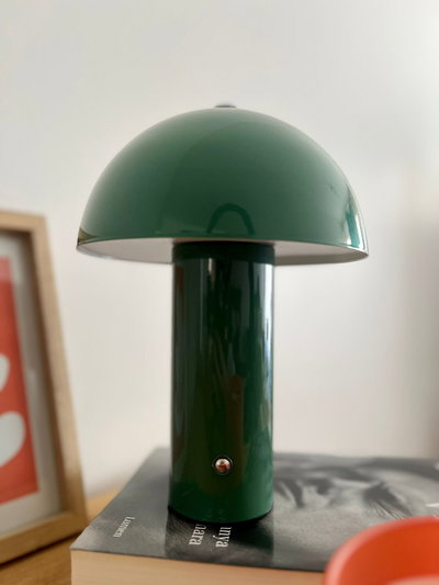 Lámpara Inalámbrica Hongo Verde Ocuro