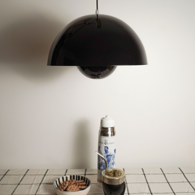Lampara Colgante Hierro Flowerpot Negro 