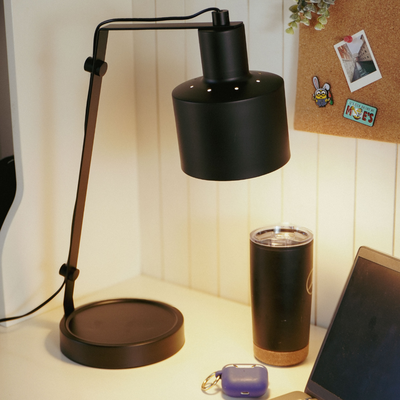 Velador Harek Tipo Industrial Negro