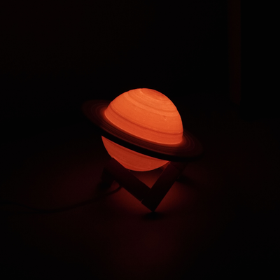 Lámpara de Saturno Gadnic Luz nocturna LED con control remoto