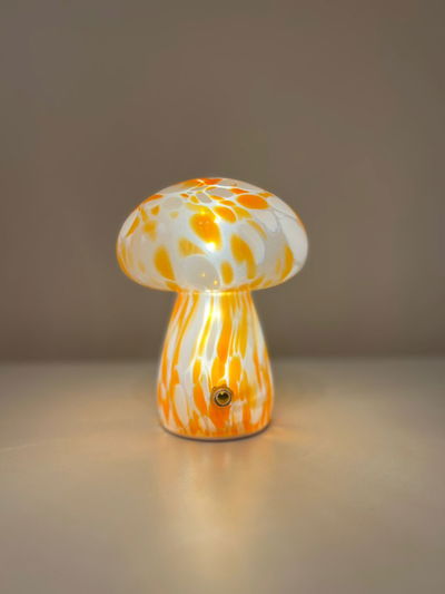 Lampara Inalambrica Baby Fungi Naranja