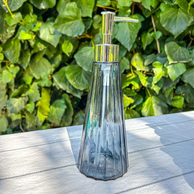 Dispenser de Jabon Liquido/ Detengente Conico Line Azul