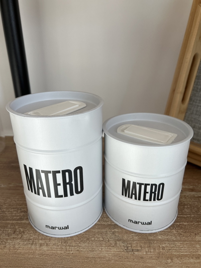 Set matero x2 latas blanco