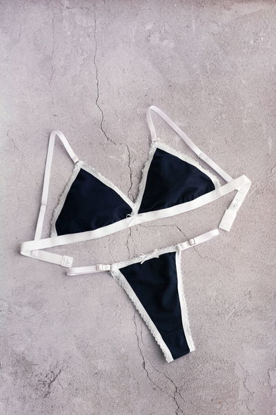 CONJUNTO AMORE AZUL Y BLANCO