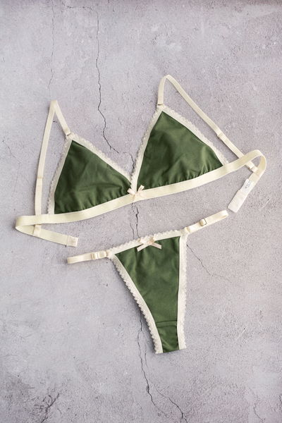 CONJUNTO AMORE VERDE MILITAR