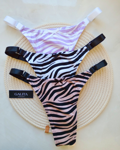 TRIPACK LESS ZEBRA  009
