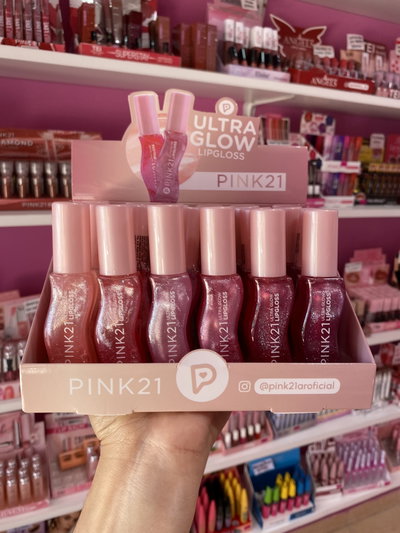 Lip gloss PINK 21 destellos 