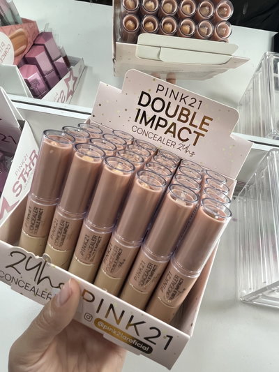 Corrector de ojeras DÚO PINK 21 