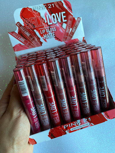 Labial matte PINK21 12 tonos 