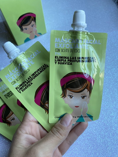Mascarilla facial exfoliante THELMA Y LOUISE 