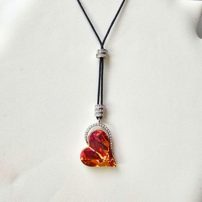 COLLAR PLATA 925-LUA SWAROSKI ELEMENTS
