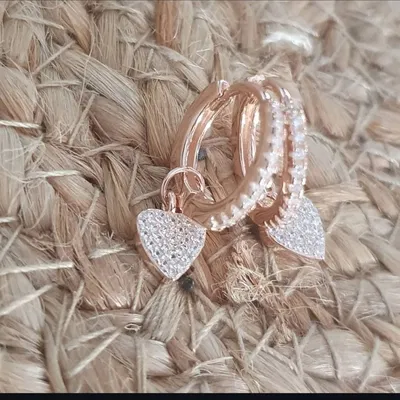 AROS PLATA 925 ROSE-LUA ZIRCONIA COLLECTION
