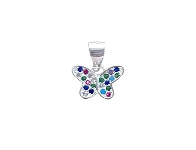 DIJE PLATA 925-LUA ZIRCONIA ELEMENTS