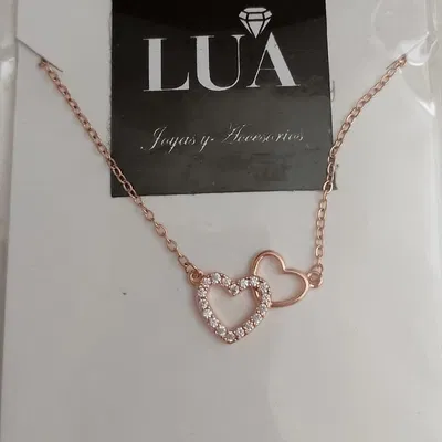 COLLAR PLATA 925 ROSE-LUA SWAROSKI