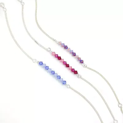 Pulsera Connection Combinada con Cristales Swarovski y Plata 925 – Lua Joyas